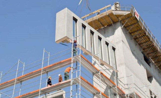 Hybrid concrete construction