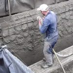 Sprayed concrete