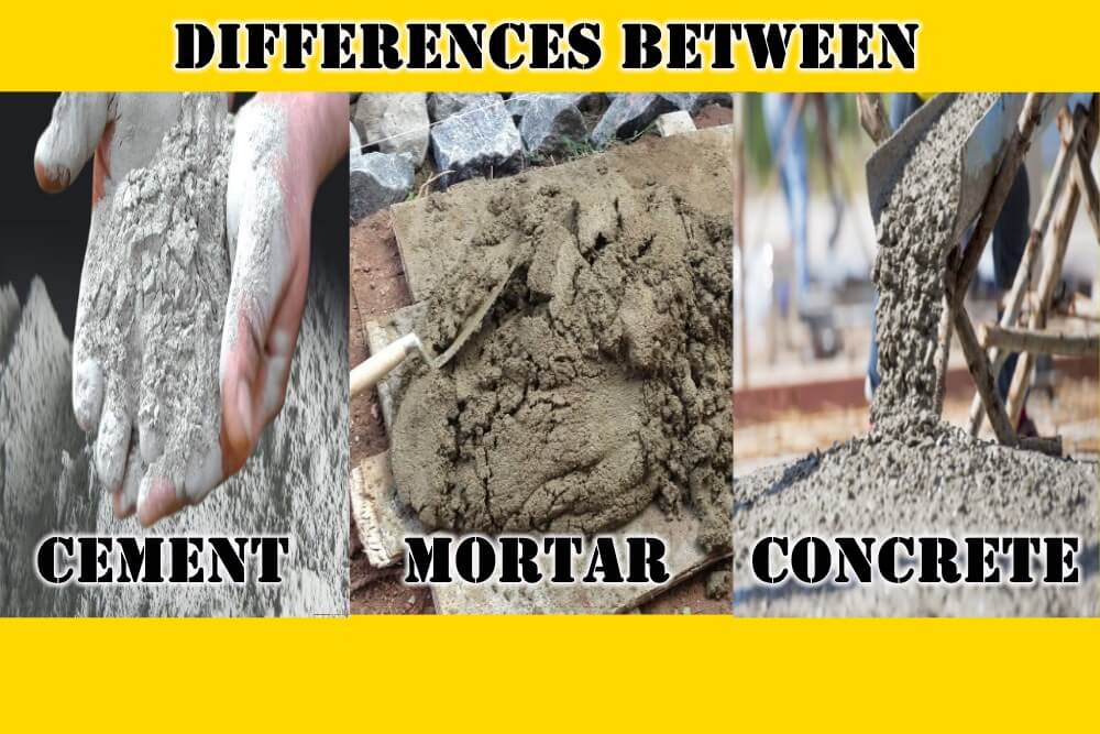 The Difference Between Cement, Concrete, and Mortar