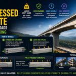 🏗️ How Pre-Stressed Concrete Carries Heavy Loads With Less Cracking