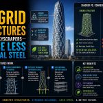 🏙️ How Diagrid Structures Allow Skyscrapers to Use Less Internal Steel