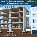🏗️ How Engineers Calculate Load Paths in Buildings and Structures