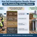 🌍 How Soil Investigation Results Shape Safe Foundation Design Choices