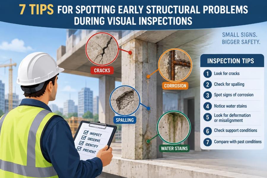 🏗️ 7 Tips for Spotting Early Structural Problems During Visual Inspections