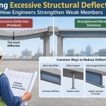 🏗️ Fixing Excessive Structural Deflection: How Engineers Strengthen Weak Members