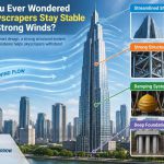 🏗️ Have You Ever Wondered How Skyscrapers Stay Stable During Strong Winds?