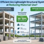 🏗️ How Efficient Are Lightweight Structural Systems at Reducing Material Use?