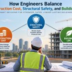 🏗️ How Engineers Balance Construction Cost, Structural Safety, and Building Life
