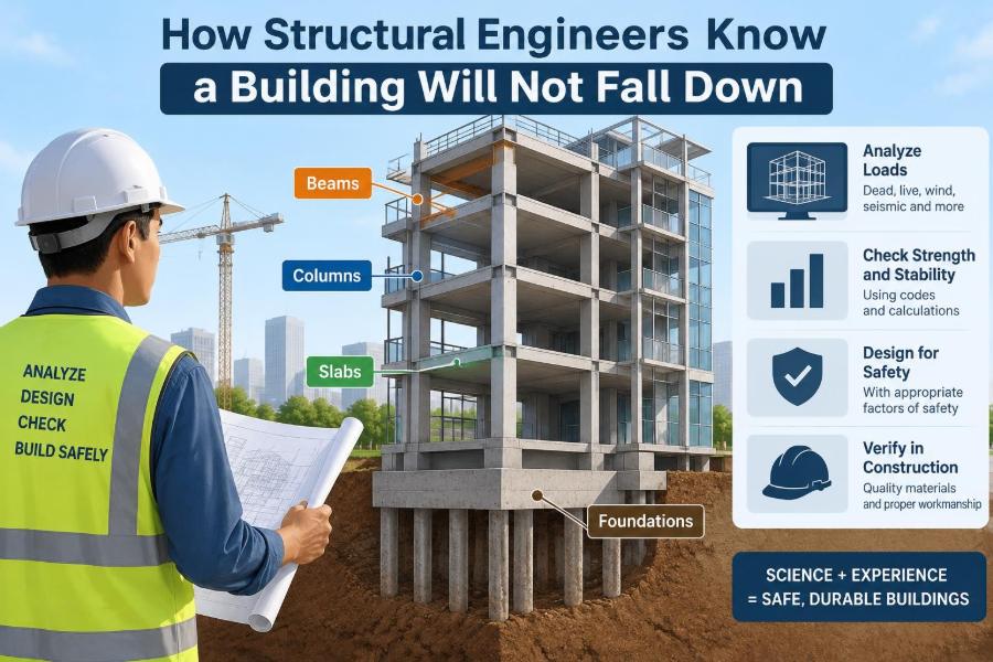 🏗️ How Structural Engineers Know a Building Will Not Fall Down